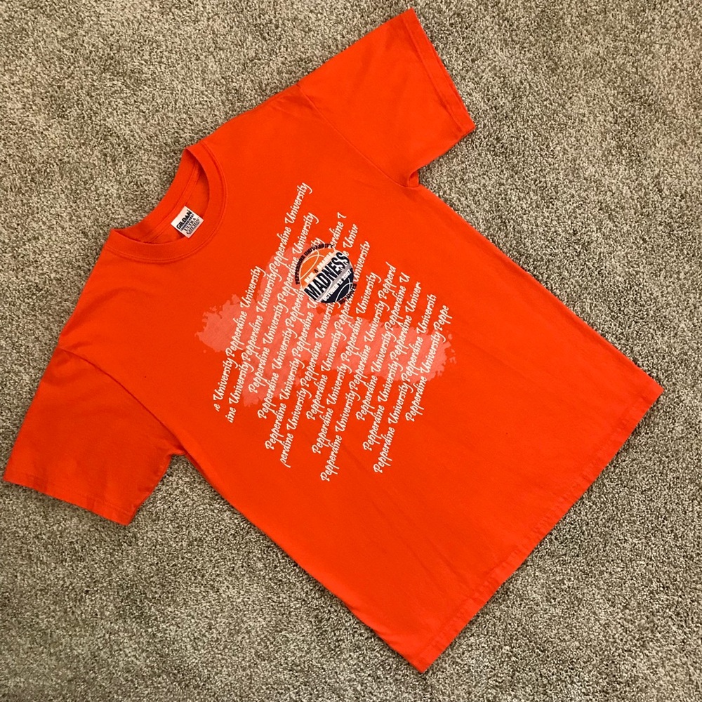 Pepperdine Blue and Orange Madness 2007 T-Shirt, M